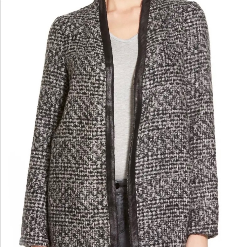 Trouvé Bouclé Open Front Jacket